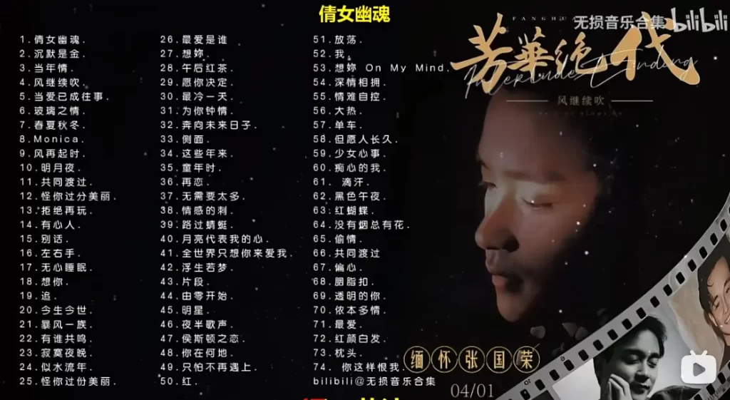 张国荣74首歌曲  最高音质 